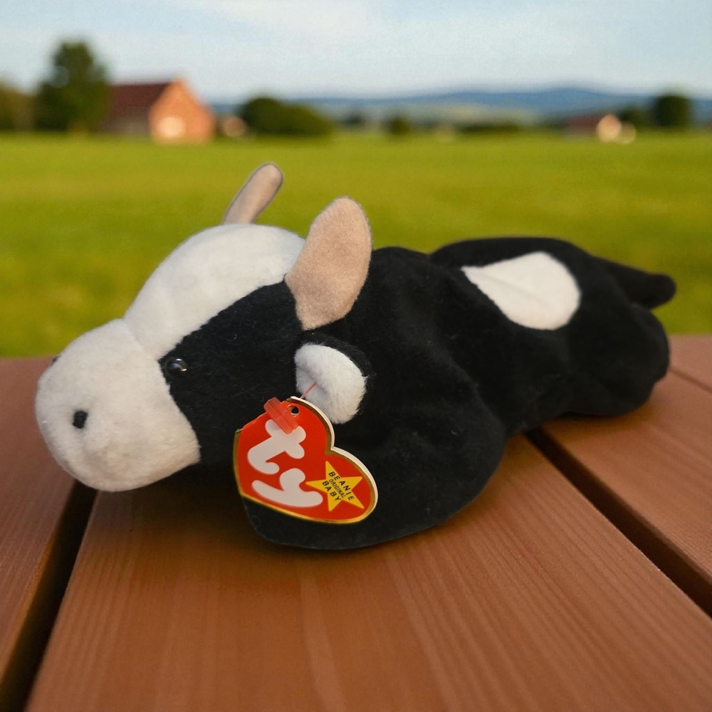 BOGO Daisy Style 4006 Ty‎ Black and White Cow Plush Toy
